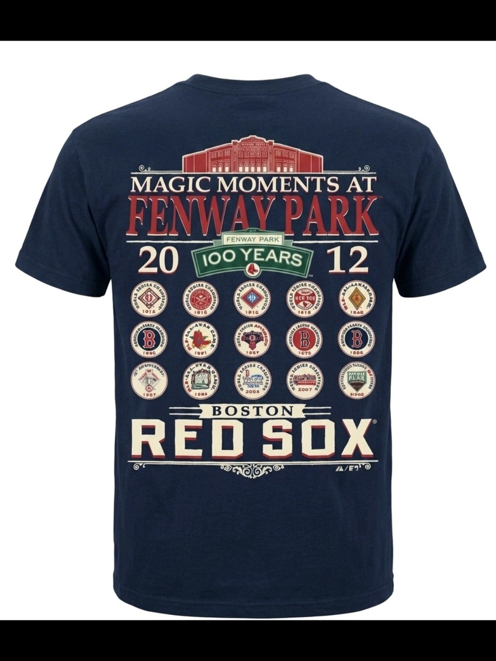 Boston Red Sox "Magic Moments at Fenway Park" Navy T-Shirt